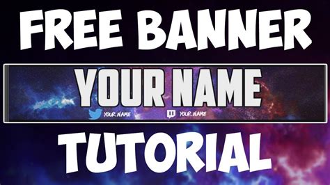 creating a youtube banner image.